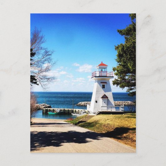 Hampton Lighthouse Bridgetown Nova Scotia Kanada Postkarte (Vorderseite)