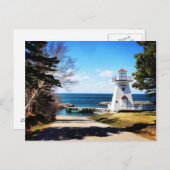 Hampton Lighthouse Bridgetown Nova Scotia Kanada Postkarte (Vorne/Hinten)