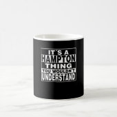 HAMPTON Nachname Personalisiertes Geschenk Kaffeetasse (Mittel)
