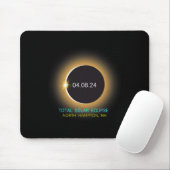 Hampton Nh Total Solar Eclipse 040824 New Hampshir Mousepad (Mit Mouse)
