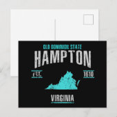 Hampton Postkarte (Vorne/Hinten)