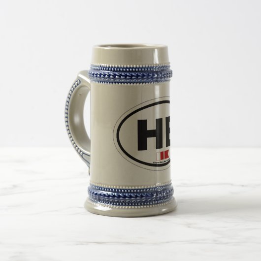 Hampton-Strand Bierglas (Vorderseite Links)