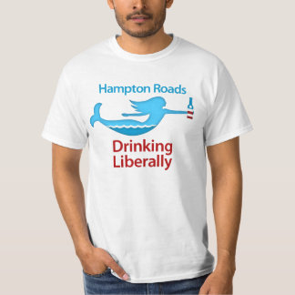 Hampton-Straßen, die liberal ringsum Logo-Shirt T-Shirt
