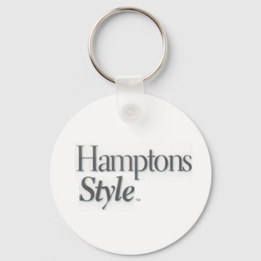 Hampton Style White Key Chain Schlüsselanhänger (Vorderseite)
