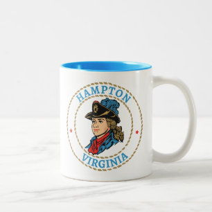 Hampton Virginia Colonial Zweifarbige Tasse