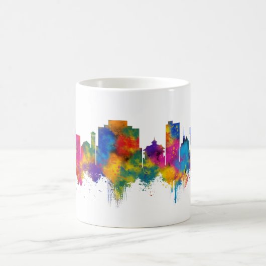 Hampton Virginia Skyline Kaffeetasse (Mittel)