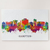 Hampton Virginia Skyline Puzzle (Horizontal)