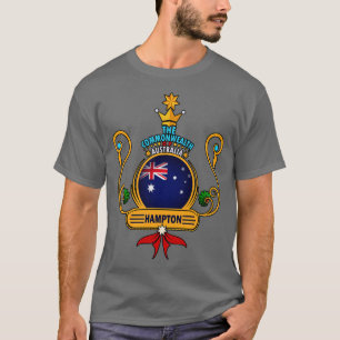 Hampton Vorort Australian Flag Souvenir T-Shirt
