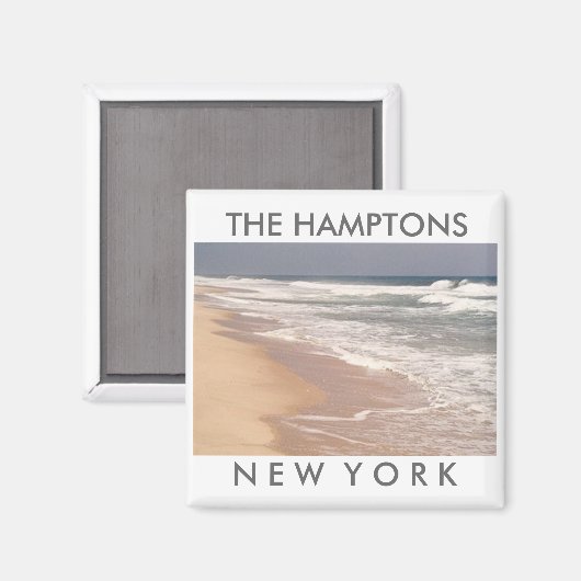 Hamptons Beach Magnet (Vorderseite/Rückseite)