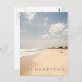 Hamptons Beach POSTCARD Postkarte (Vorne/Hinten)