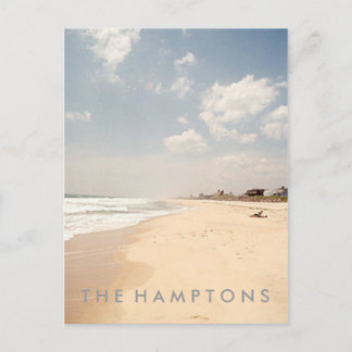 Hamptons Beach POSTCARD Postkarte