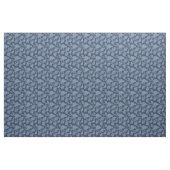 Hamptons Blau Weiß feines Blumenmuster Stoff (Yard (91,4 cm))