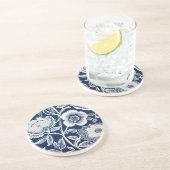 Hamptons Blue White Getränkeuntersetzer (Seite)