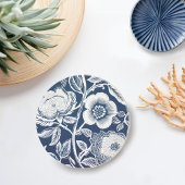 Hamptons Blue White Getränkeuntersetzer