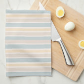 Hamptons Coastal Stripe Kitchen Towel Geschirrtuch (Viertel Falte)