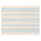 Hamptons Coastal Stripe Tablecloth Tischdecke (Vorderseite (Horizontal))
