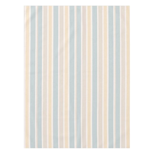 Hamptons Coastal Stripe Tablecloth Tischdecke (Vorderseite)