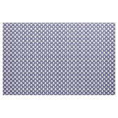 Hamptons Gemusterter blauer und weißer geometrisch Stoff (Fat Quarter (45,7 x 55,9 cm))