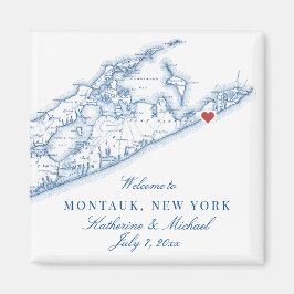 Hamptons Montauk Hochzeit in Urlaubsort Gevor Magnet
