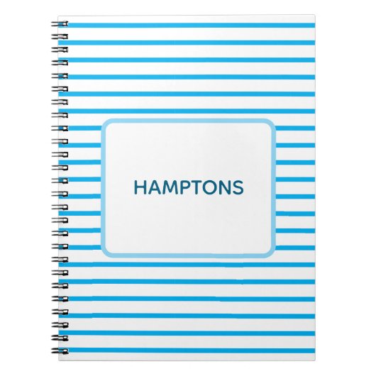 Hamptons Notebook Notizblock (Vorderseite)