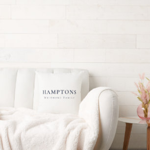 Hamptons Personalisiert Preppy Benutzerdefiniert T Kissen