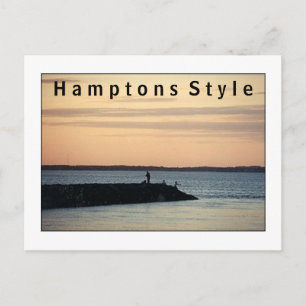 Hamptons Style Postcard Postkarte