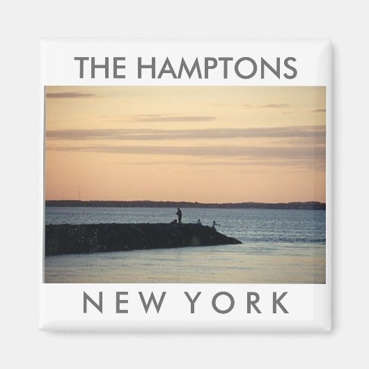 Hamptons Sunset-Magnet Magnet (Vorne)