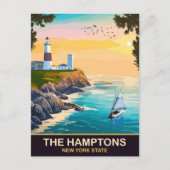 Hamptons Travel Postkarte (Vorderseite)