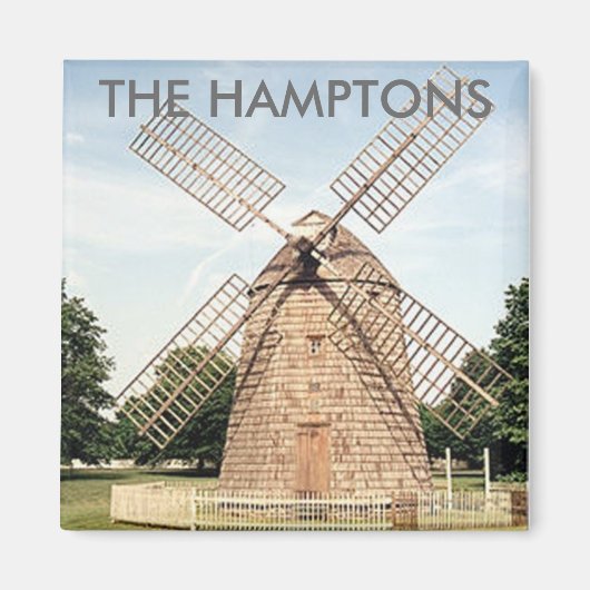 Hamptons Windmühle-Magnet Magnet (Vorne)