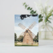 Hamptons Windmühle POSTKARTE (Stehend Vorderseite)