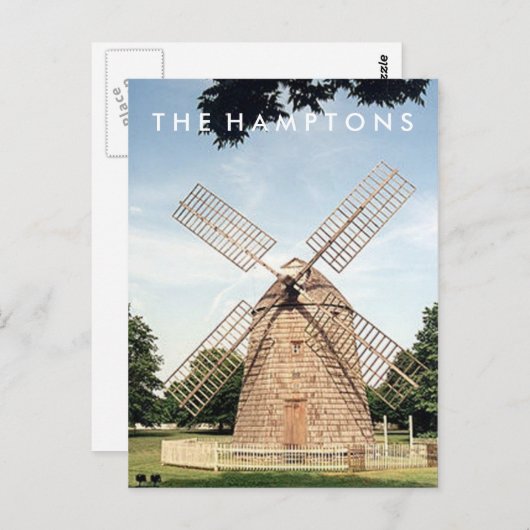 Hamptons Windmühle POSTKARTE (Vorne/Hinten)