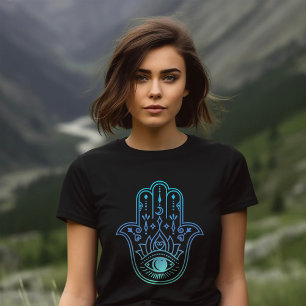 Hamsa Auge oder Hand Fatima Evil Eye Protection T-Shirt