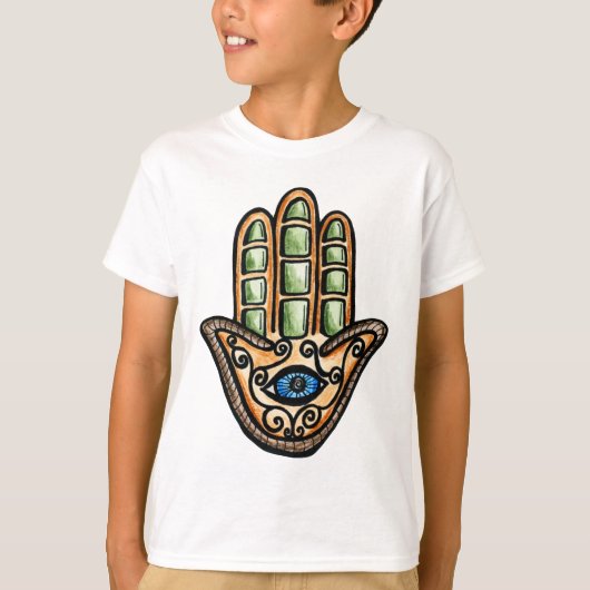Hamsa Auge T-Shirt (Vorderseite)