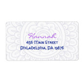 Hamsa Bat Mitzvah Einladung (Vorne)