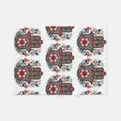 Hamsa Blanket Fleecedecke (Vorderseite (Horizontal))