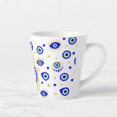 Hamsa Böser Blick Latte Tasse (Rechts)