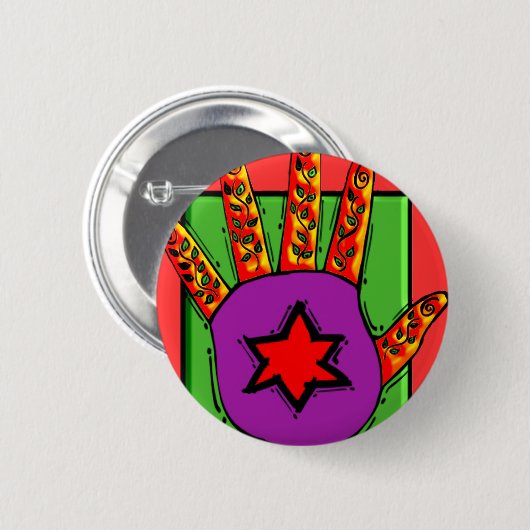 Hamsa Button (Vorne & Hinten)