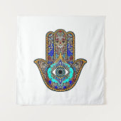 Hamsa Design Background Wandteppich (Vorderseite)