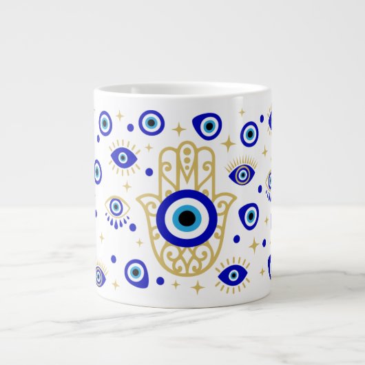 Hamsa Evil Eye Spezielle Tasse (Vorderseite)