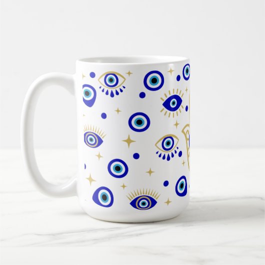 Hamsa Evil Eye Tasse (Links)