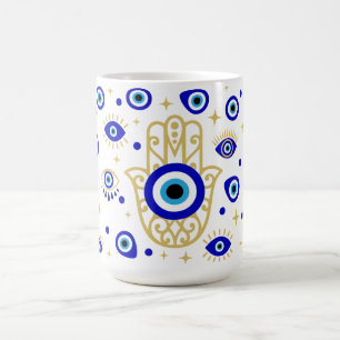Hamsa Evil Eye Tasse