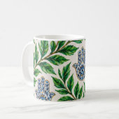 Hamsa Eye Botanisch Kaffeetasse (Vorderseite Links)