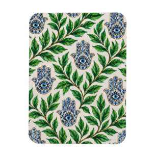 Hamsa Eye Botanisch Magnet