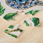 Hamsa Eye Botanisch Puzzle (Seite)