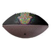 Hamsa Fatma Hand Psychedelic Art Football (Gedreht 270)