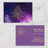 *~* Hamsa Galaxy Heiliger Nebel Kosmisch Visitenkarte (Vorne/Hinten)