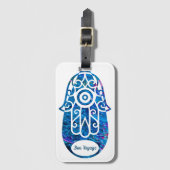 Hamsa Gepäckanhänger (Vorderseite Vertikal)