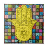 Hamsa Gimel Fliese (Vorderseite)