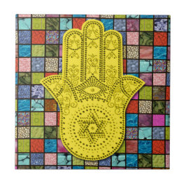 Hamsa Gimel Fliese