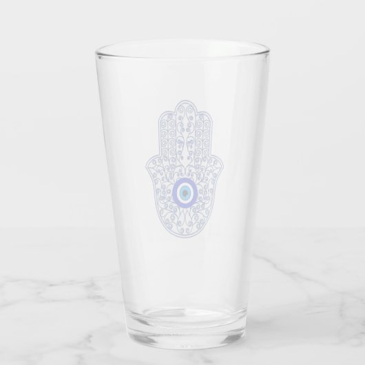 Hamsa Glass Cup Glas (Rückseite)